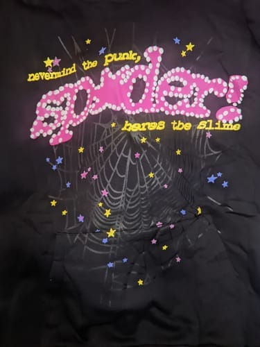 Customer photo review of SP5DER Hoodie Black