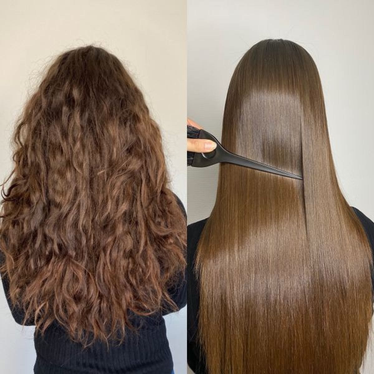 Customer photo review of Tanino Haarglättung Lana Brasiles Forest