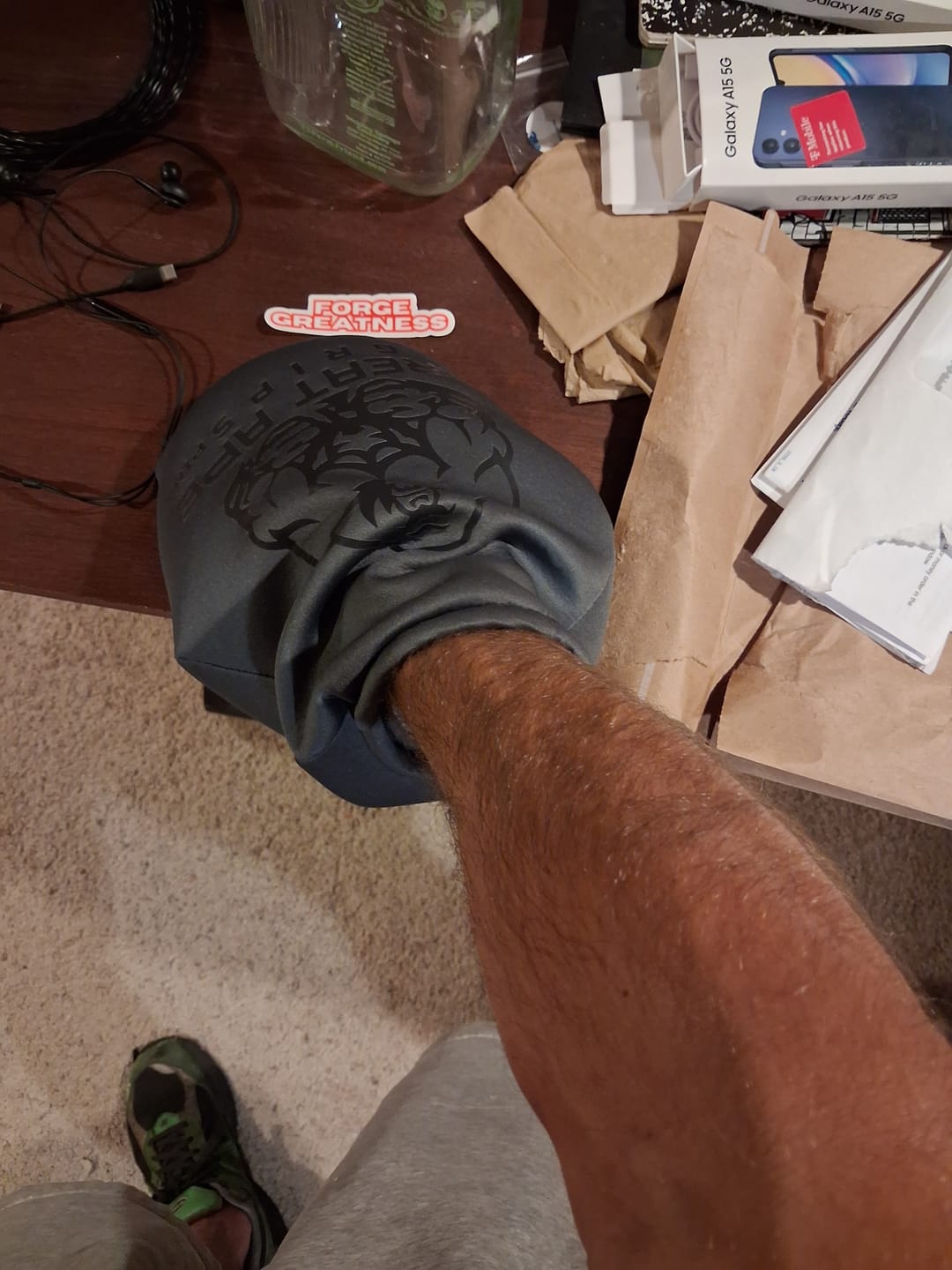 Customer photo review of GREAT APE GRIPS PRO
