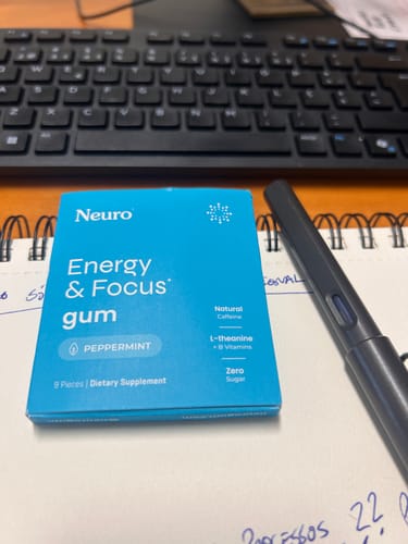 Customer photo review of Energy & Focus Gum