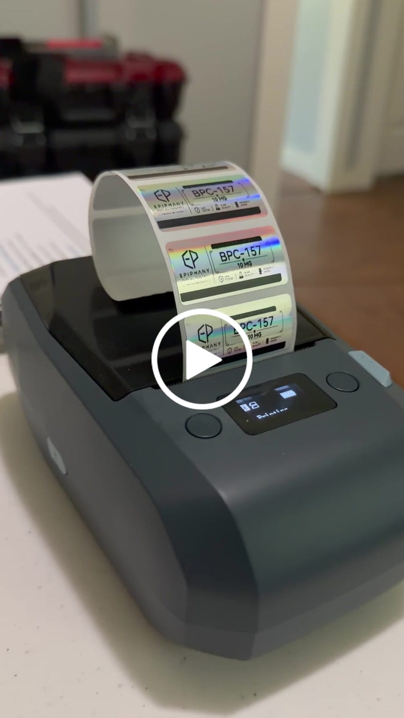 Customer video review of NIIMBOT M2 Thermal Transfer Label Maker, Smart Color Printing with Phones & PC for Office, Lab, Vial Bottle