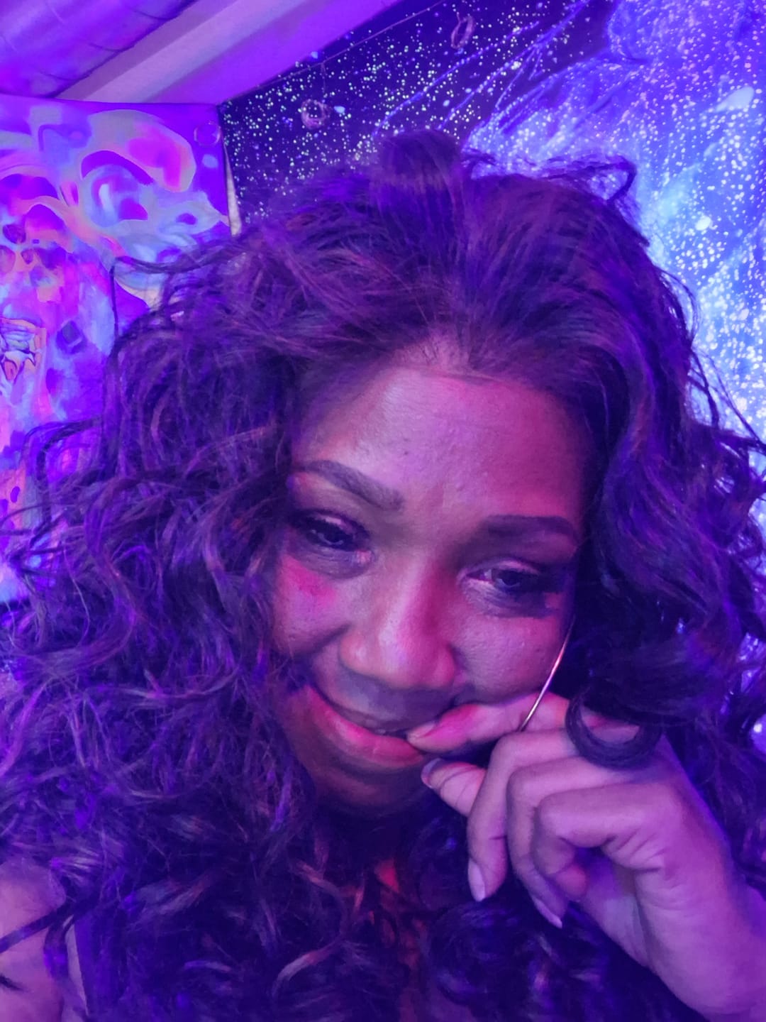 Customer photo review of Chade Magic Lace Heart Hairline Glueless Y-Part HD Lace Front Wig - MHH03
