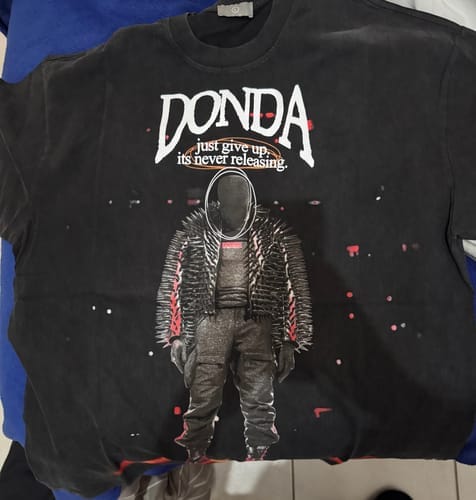 Customer photo review of Donda Washed Out Tee