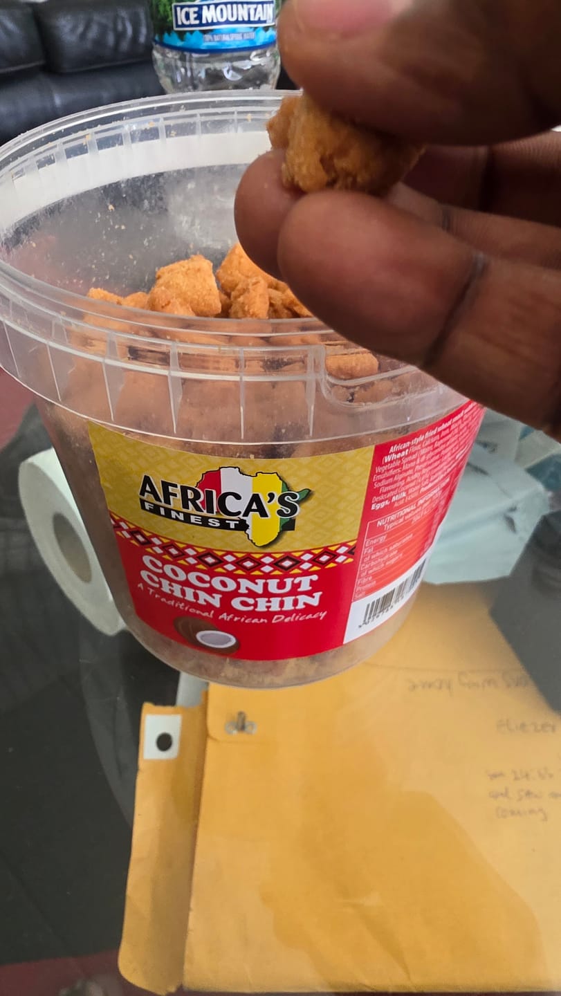 Customer photo review of Africa’s Finest Coconut Chin Chin 500g