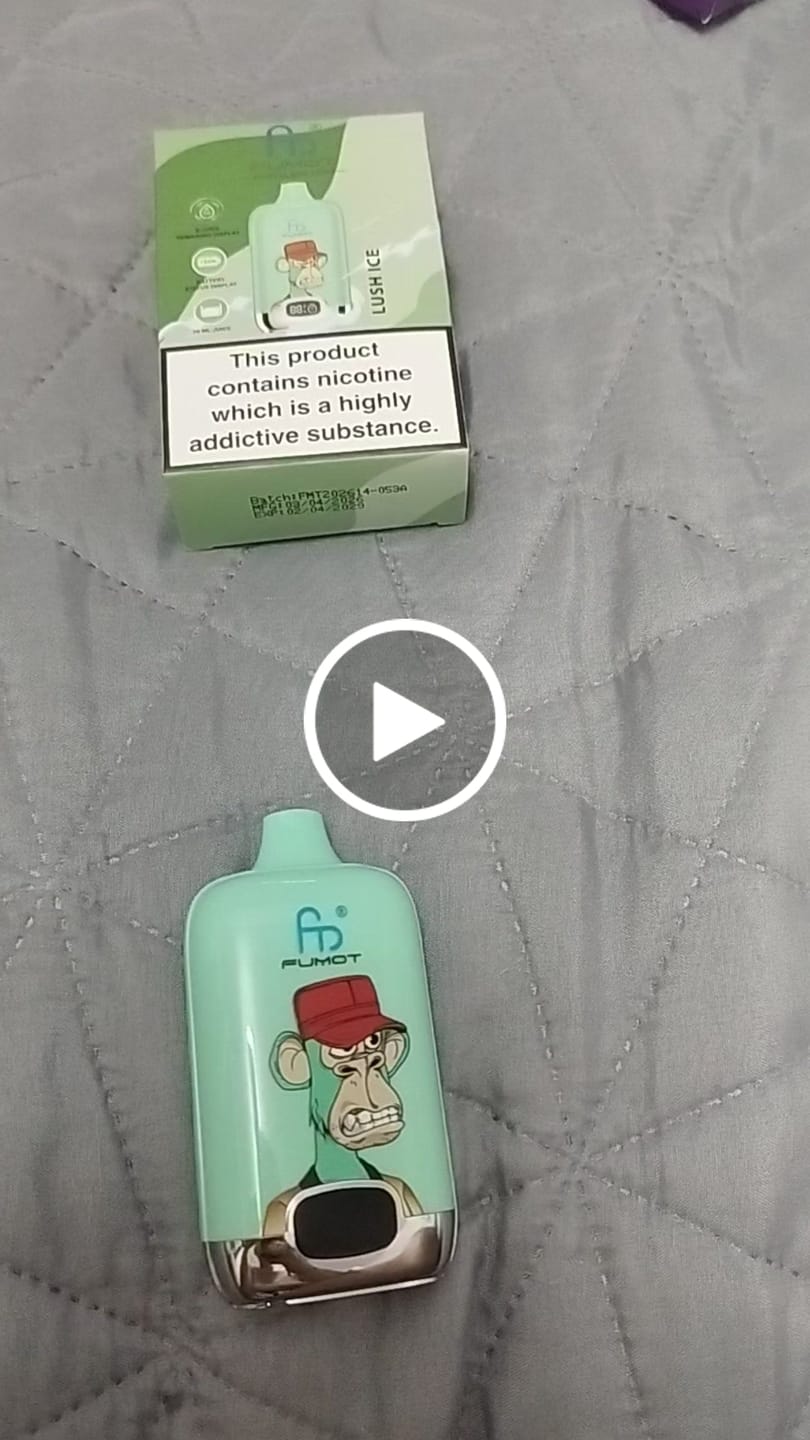 Customer video review of RandM Vape Digital Box 12000- Lush Ice