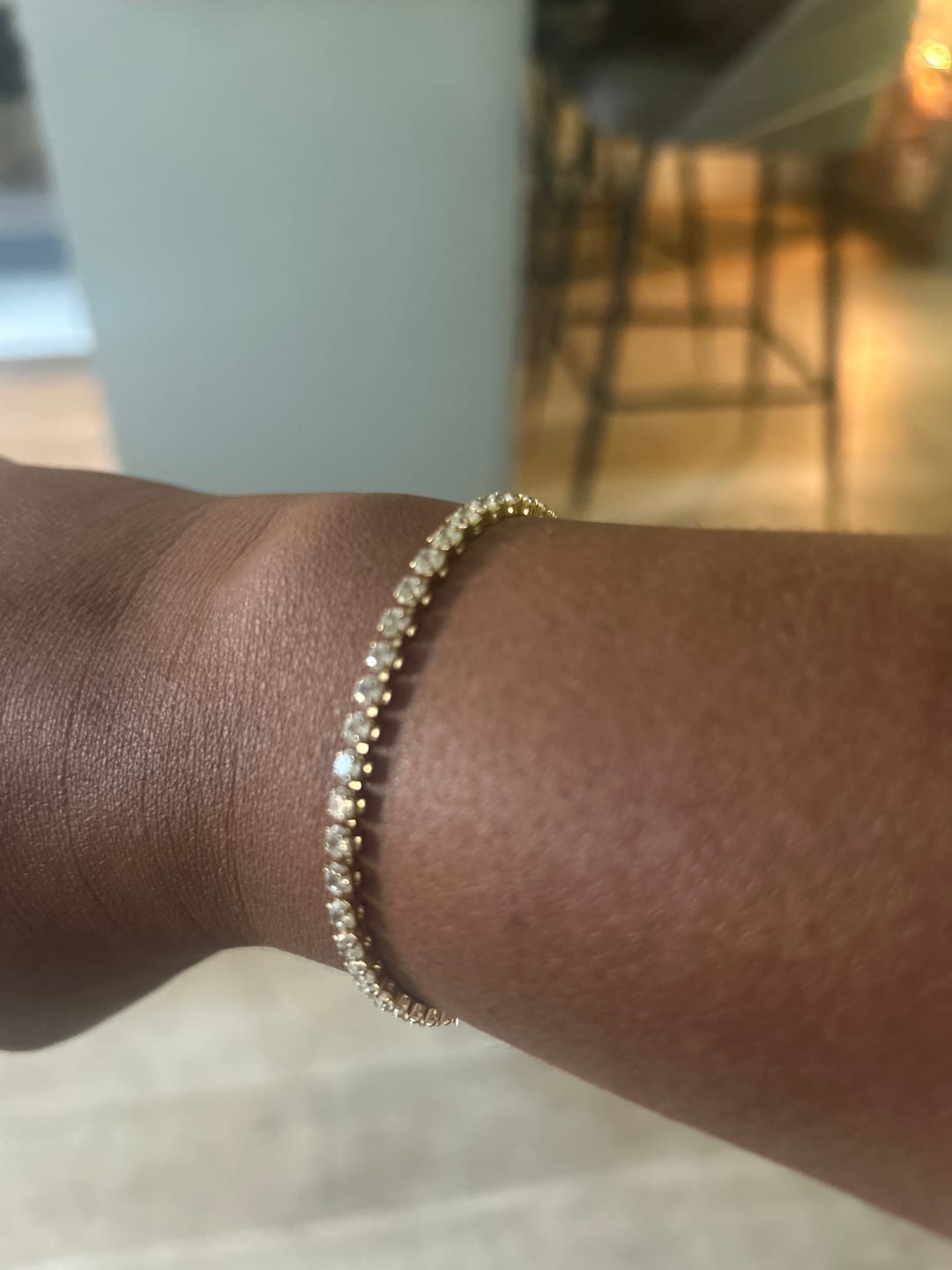 Customer photo review of Birthstone Necklace