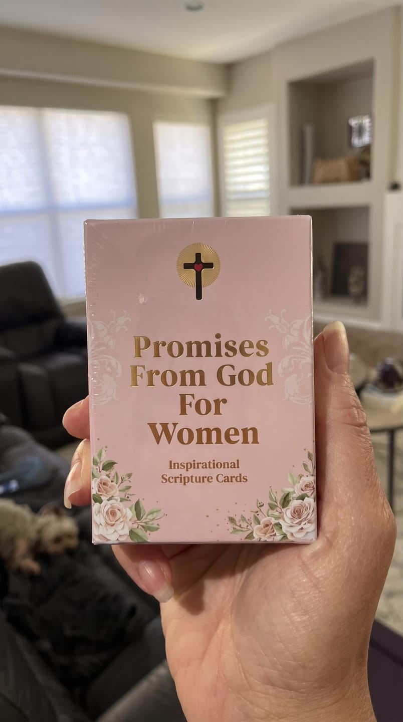 Customer photo review of Promises From God for Women, Inspirational Scripture Cards (Boxes of Blessings)