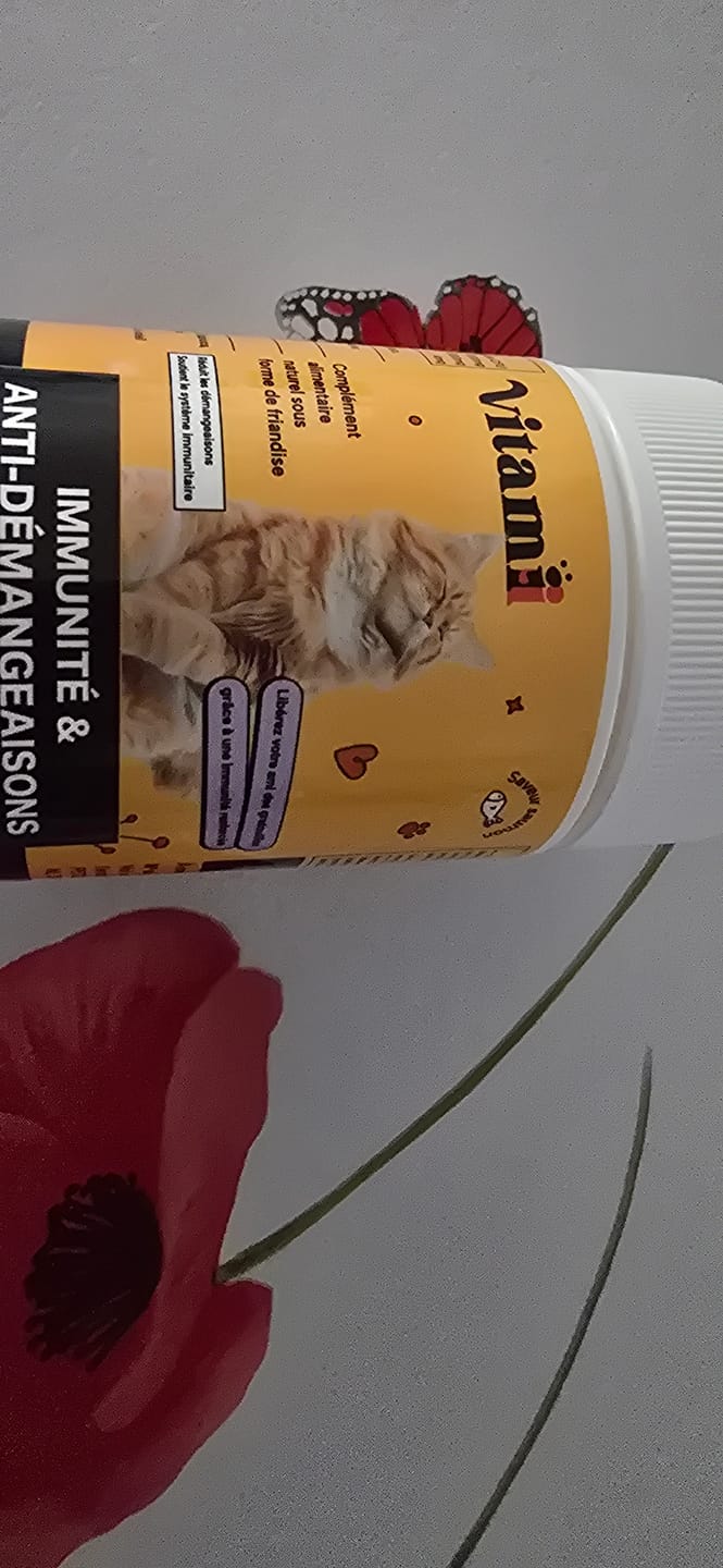 Customer photo review of Friandises Naturelles Immunité et Anti-Démangeaisons Chat