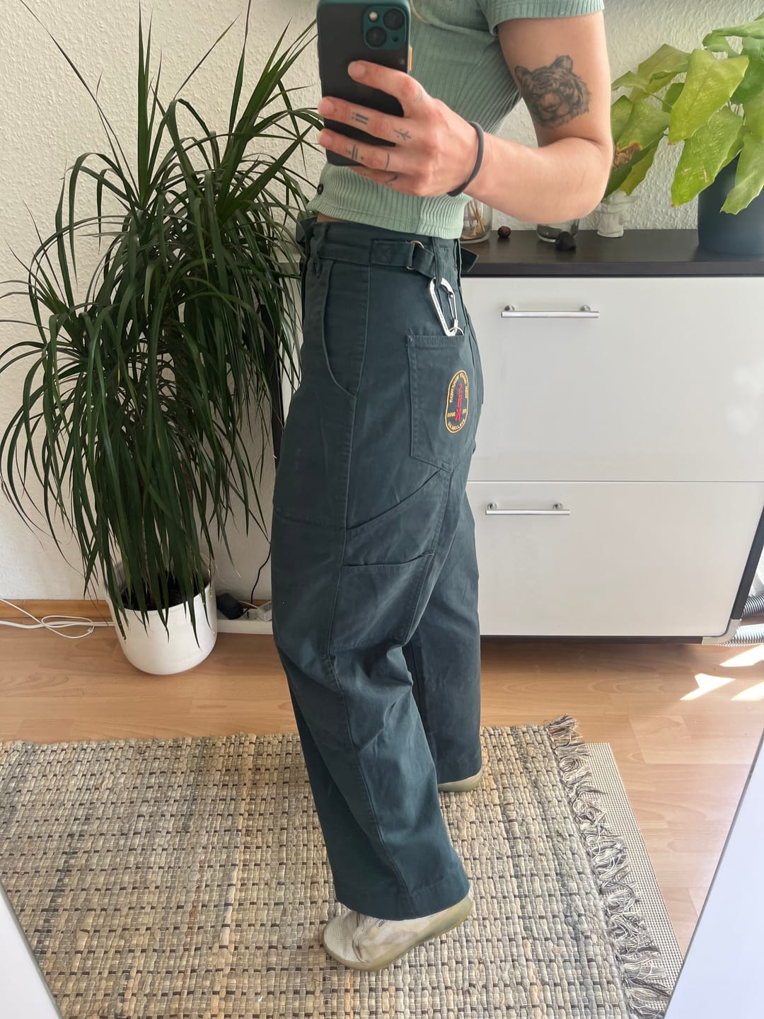 Customer photo review of Construction Pants - Green