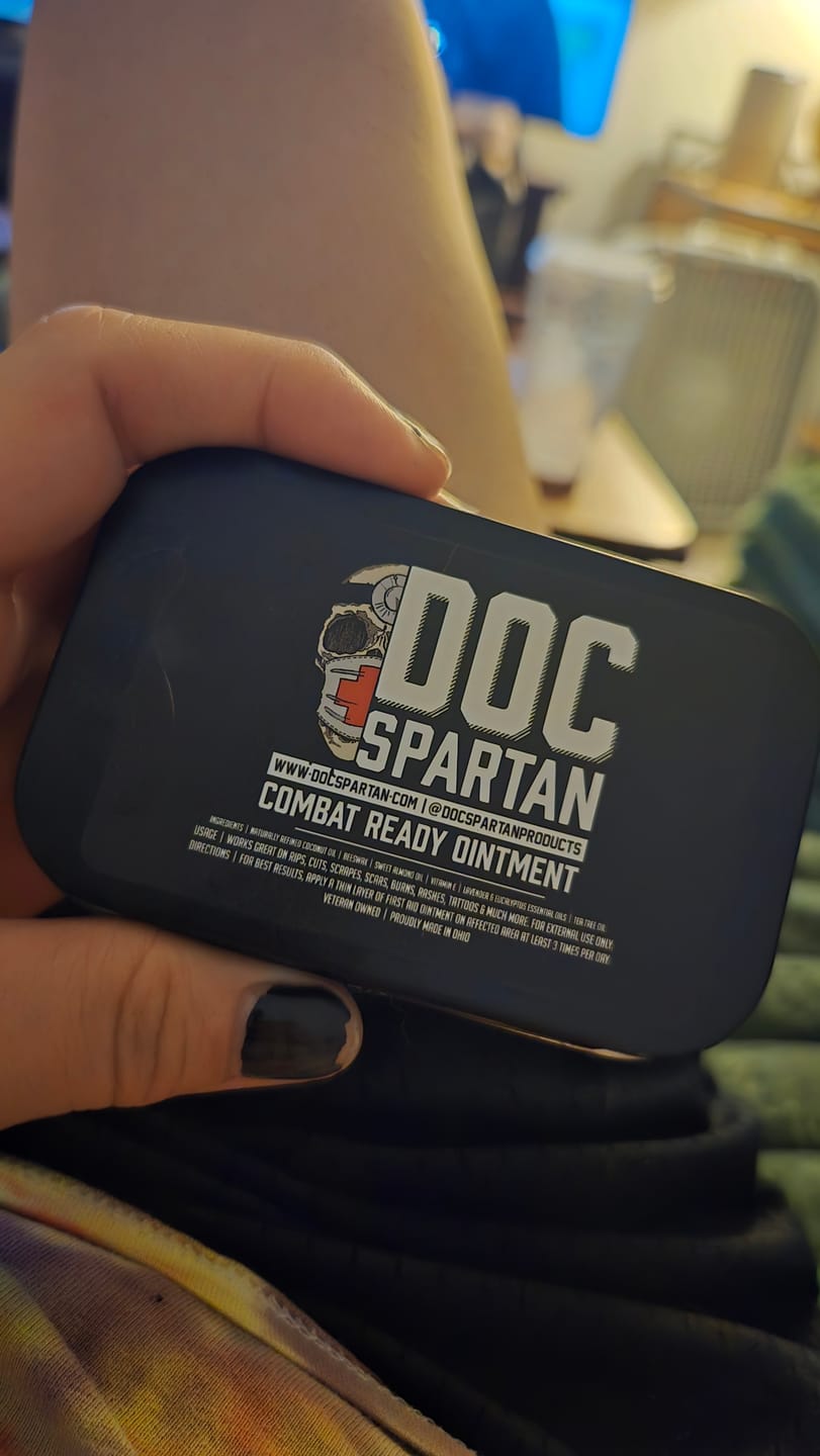 Customer photo review of Combat Ready Ointment - Big Tin