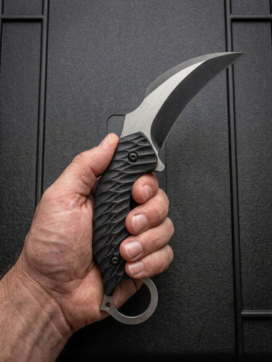 Customer photo review of Deep 6 Karambit - Black