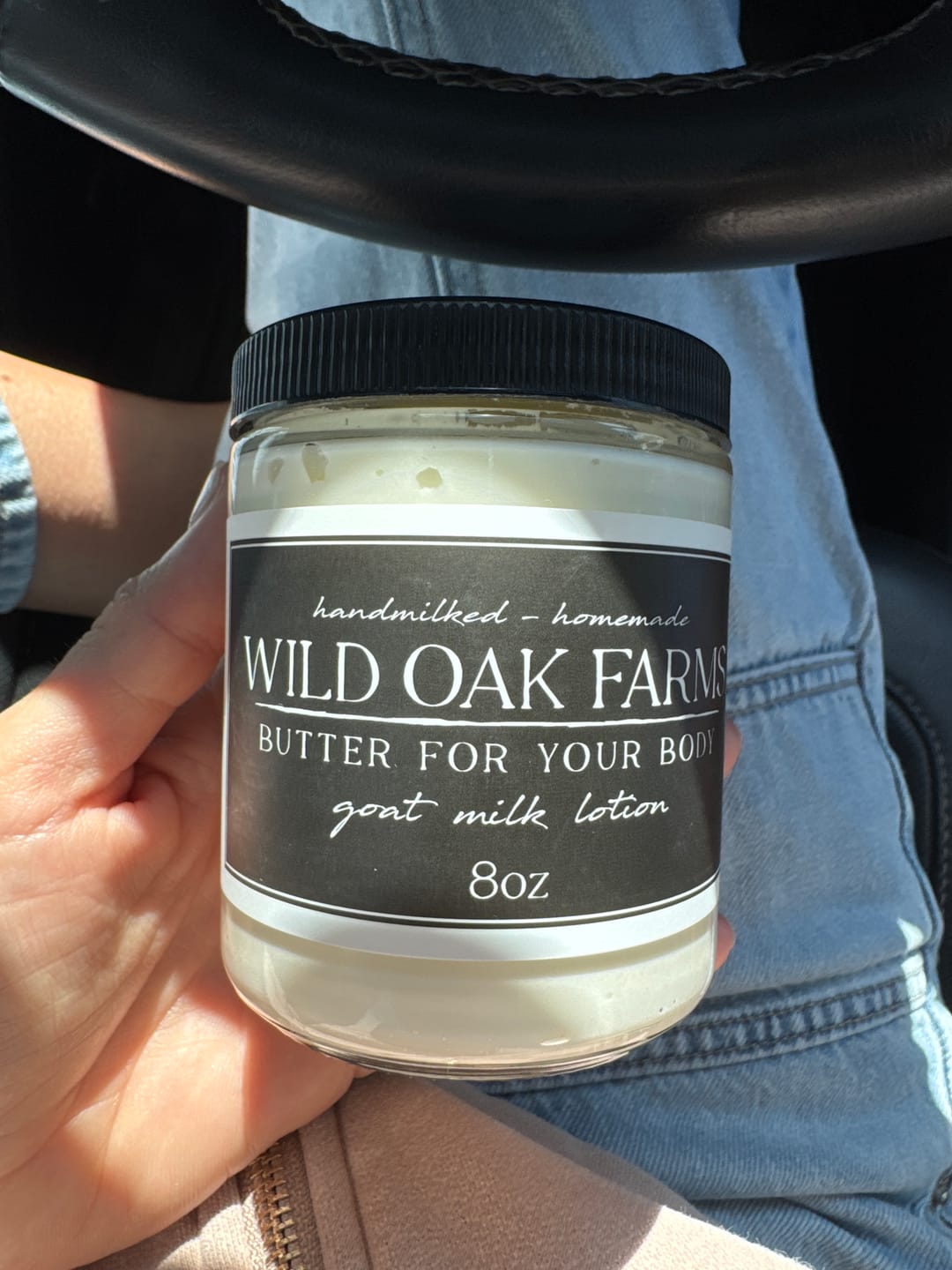 Customer photo review of Goat Milk Body Butter