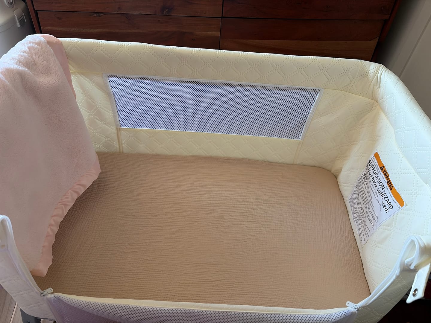 Customer photo review of HARPPA Cuddly | 3-in-1 Baby Bassinet Bedside Sleeper with Mattress + Cover (No Sheet)
