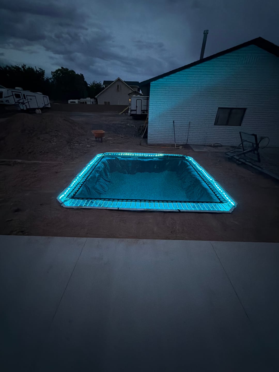 Customer photo review of 15x15' Square Pro-Line MAX Avyna In-Ground Trampoline