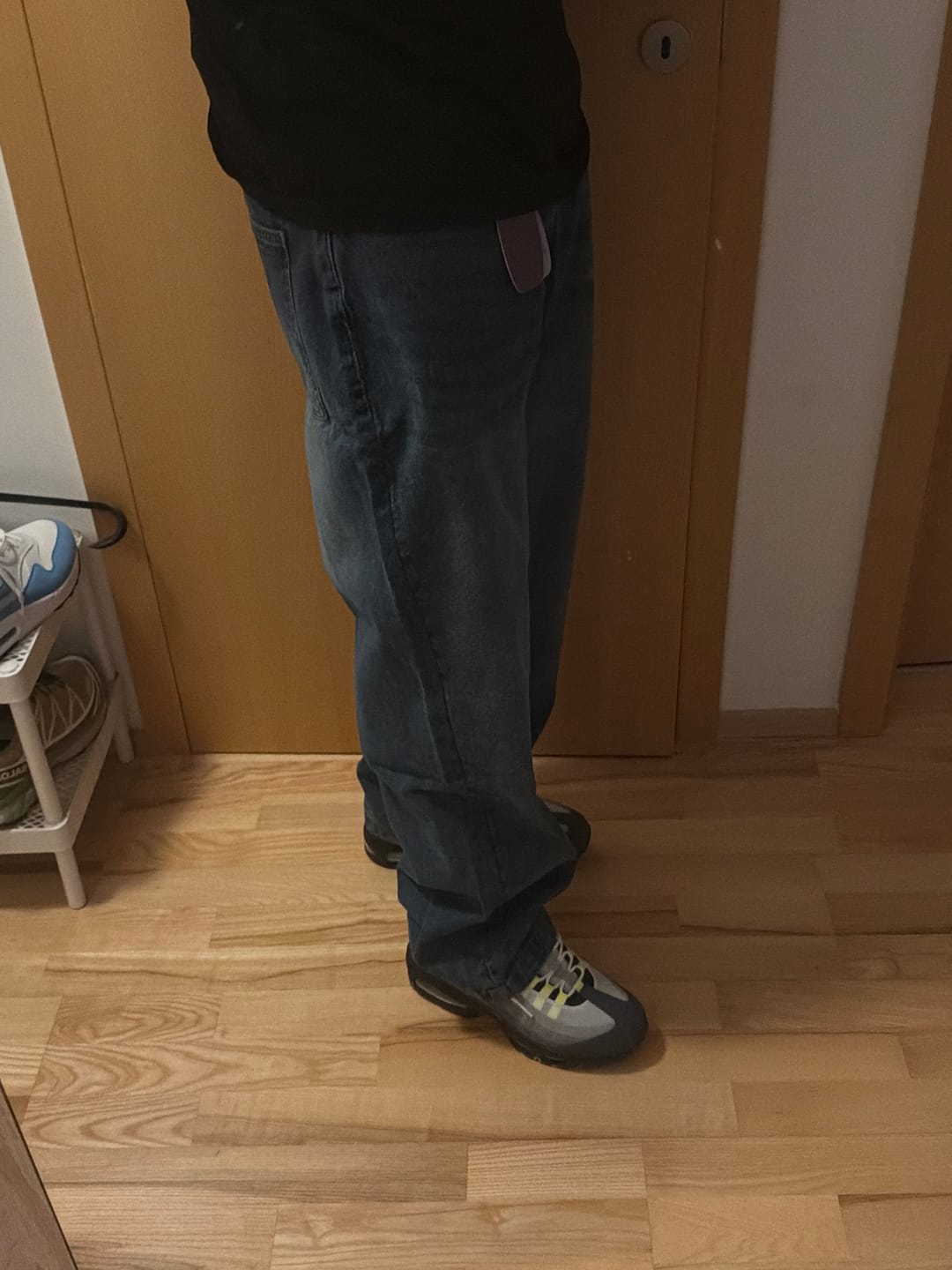 Customer photo review of DENIM PANT | FROST