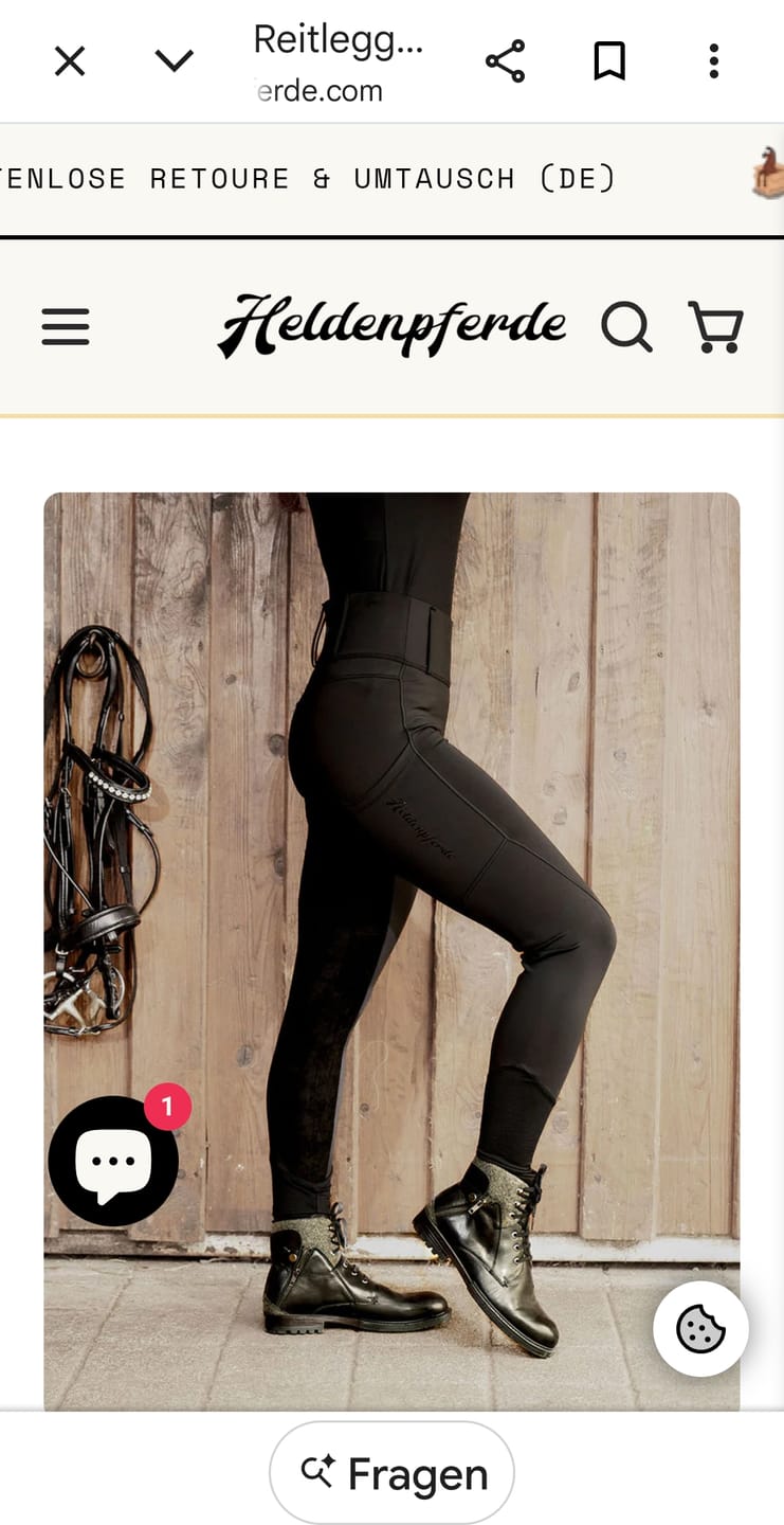 Customer photo review of Reitleggings Gigolo V2