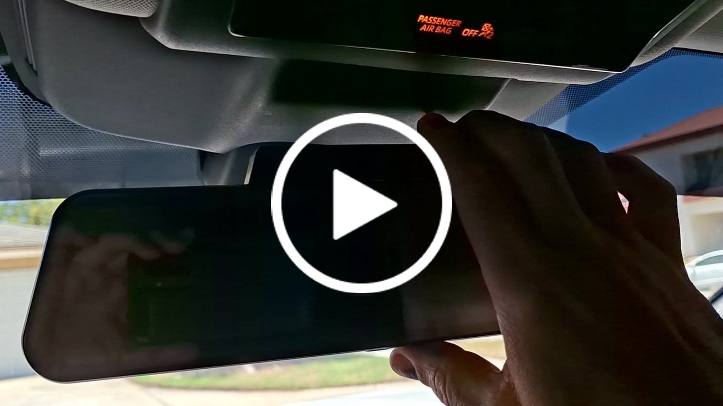 Customer video review of Universal Bracket for Mirror Dash Camera