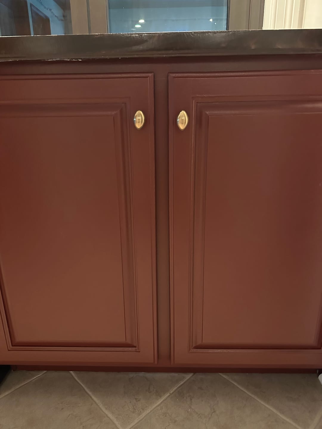 Customer photo review of Oval Brass Knob