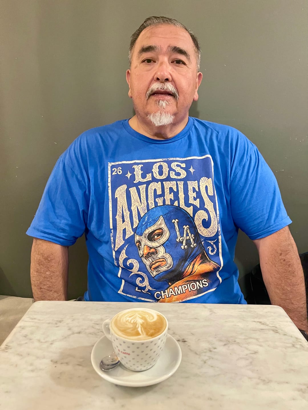 Customer photo review of Lucha Los Angeles Loteria T-Shirt