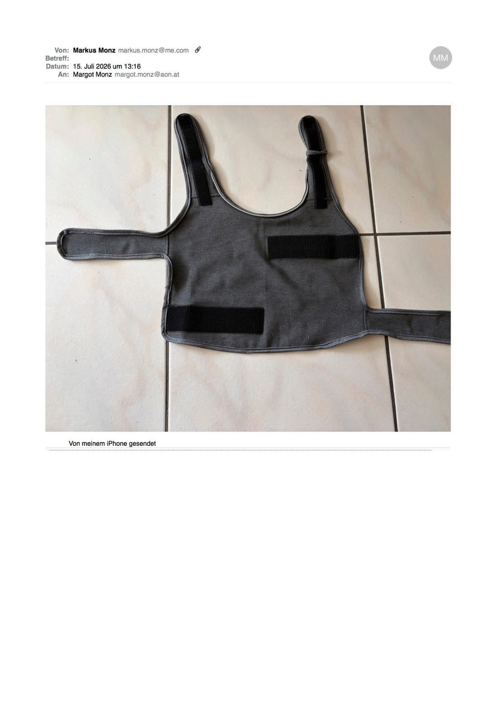 Customer photo review of TruePet CalmPaw Pro™ Beruhigungsweste Hund – Anti-Angst bei Gewitter, Feuerwerk & Stress | Sanfte Kompression, atmungsaktiv | 6 Größen XS–2XL