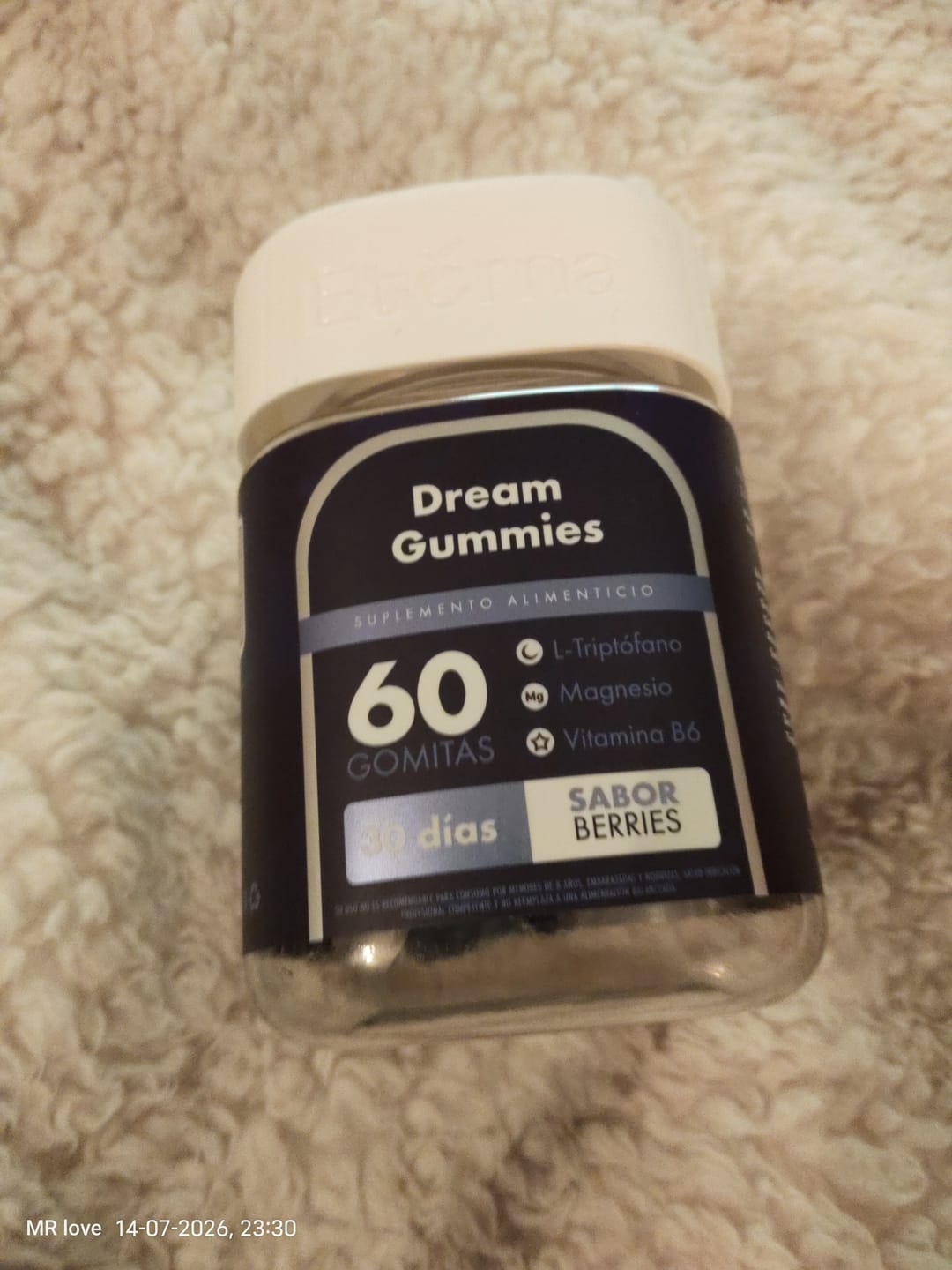 Customer photo review of Dream Gummies | Suscripción