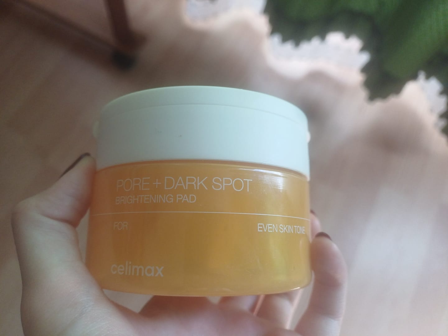 Customer photo review of Pretpigmentācijas spilventiņi Celimax Pore+Dark Spot Brightening Pad