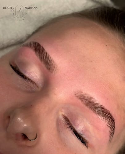 Customer photo review of Cysteamine Brow & Lash Lamination Kit - Step 2 - 15ml
