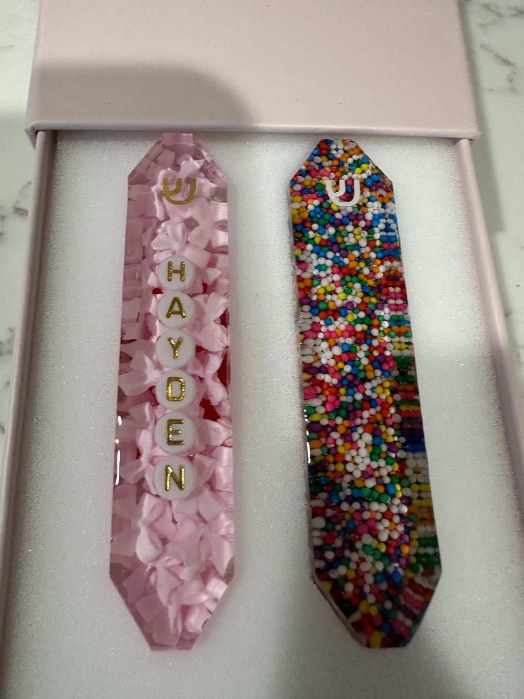 Customer photo review of Build Your Own Mezuzah