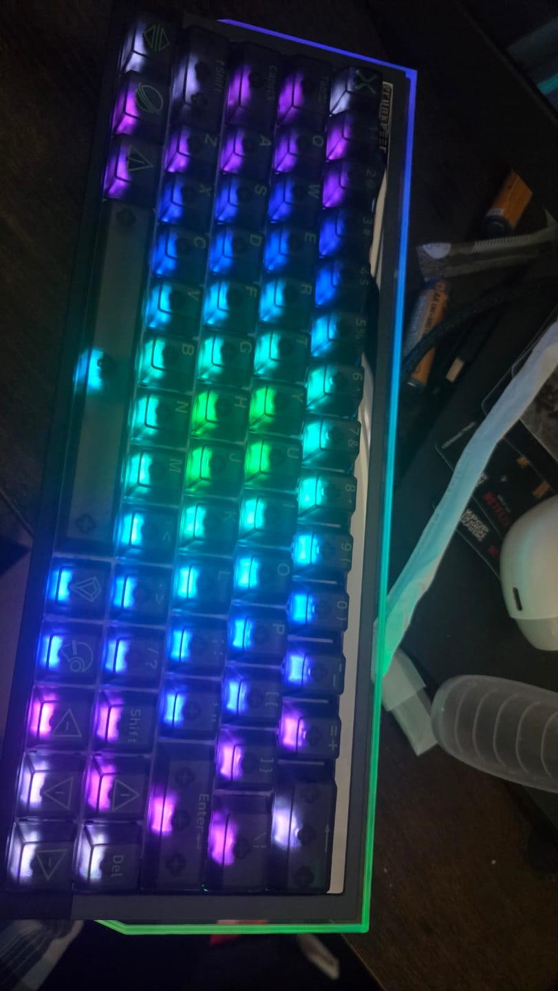Customer photo review of X60Future Magnetic Switch Keyboard - Your Greatest Gaming Weapon