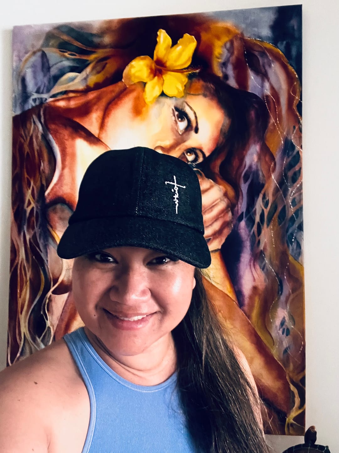 Customer photo review of Ladies Ponytail Faith Hat