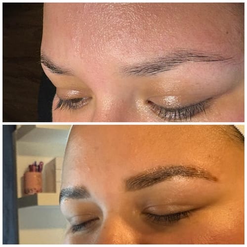 Customer photo review of Cysteamine Brow & Lash Lamination Kit - Step 3 - 15ml