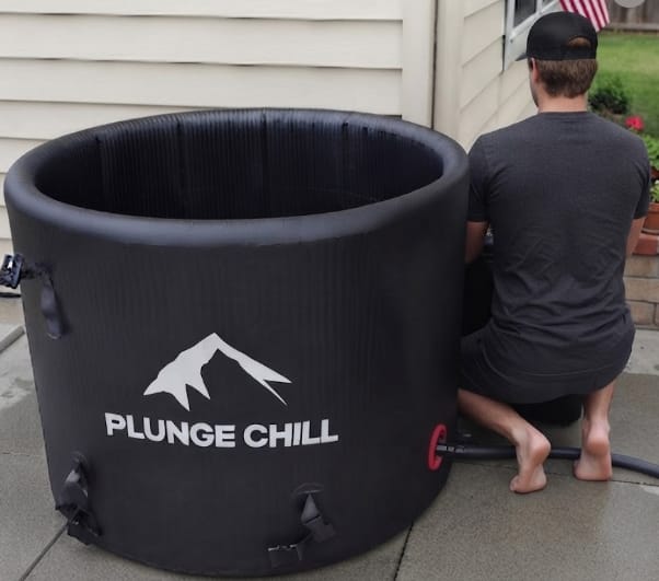 Customer photo review of 1HP Cold Plunge Chiller + Tub(Plus)