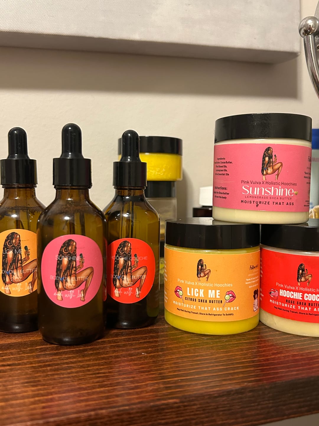 Customer photo review of HOOCHIE SAMPLER  SET ❤️