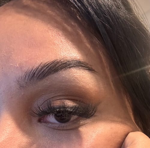 Customer photo review of Cysteamine Brow & Lash Lamination Kit - Step 1 - 15ml