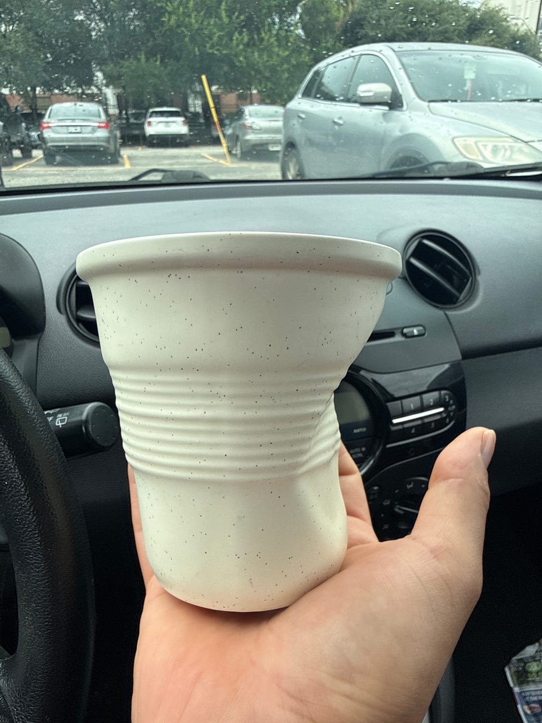 Customer photo review of Crushed Ceramic Mug 370ml/12oz