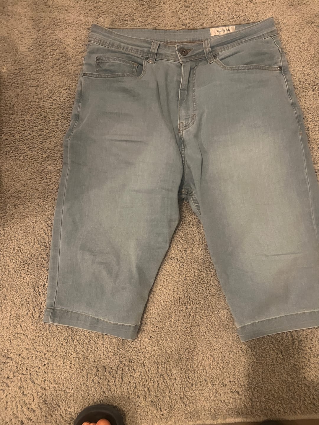 Customer photo review of NIL – Bermuda Long Denim