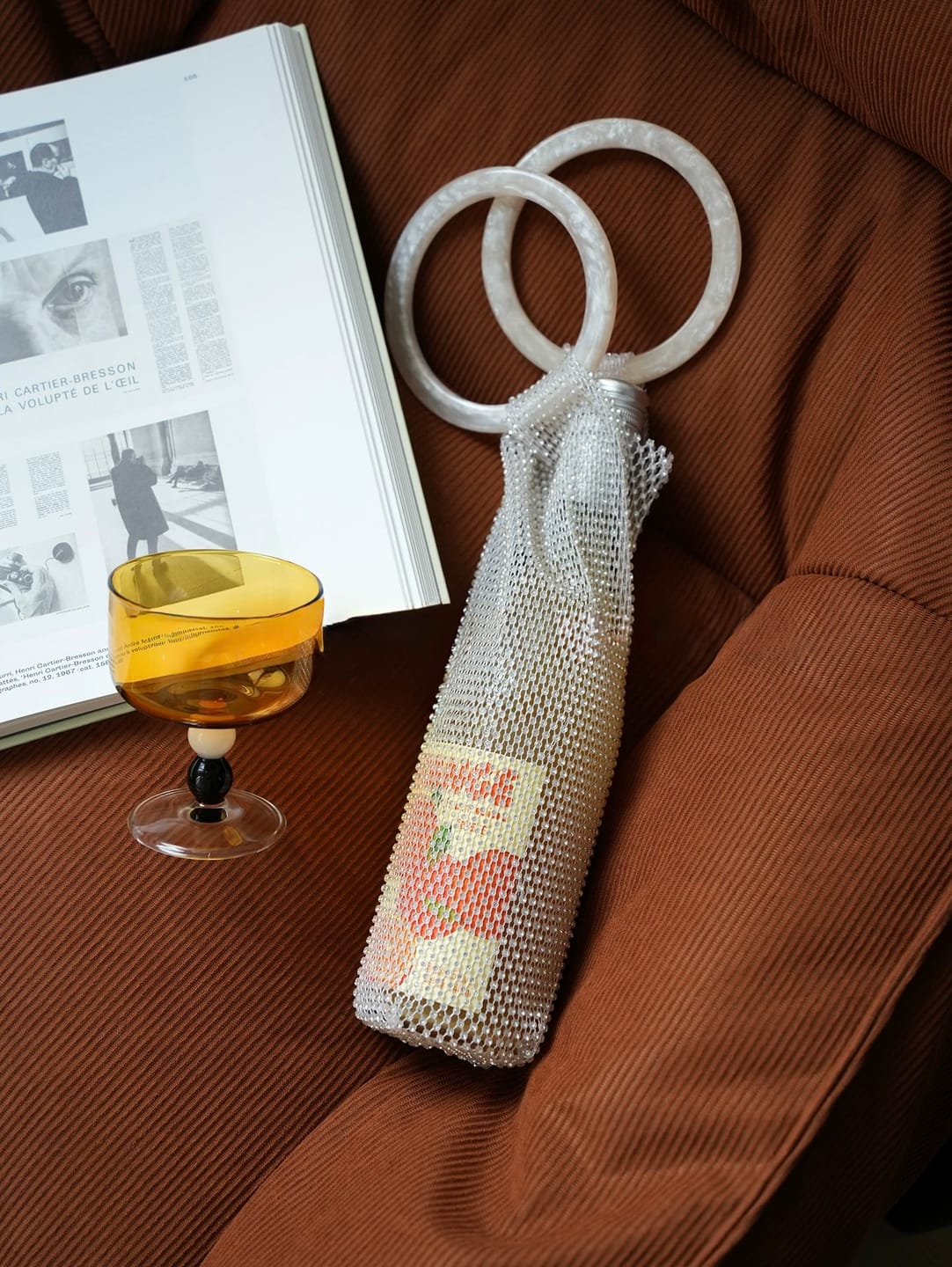 Customer photo review of Luxe Crystal Wine Carrier