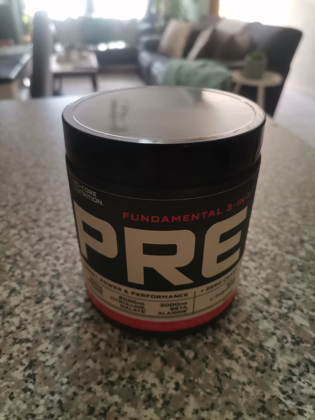 Customer photo review of Fundamental 3-in-1 PRE - One of each flavour | 180 scoops