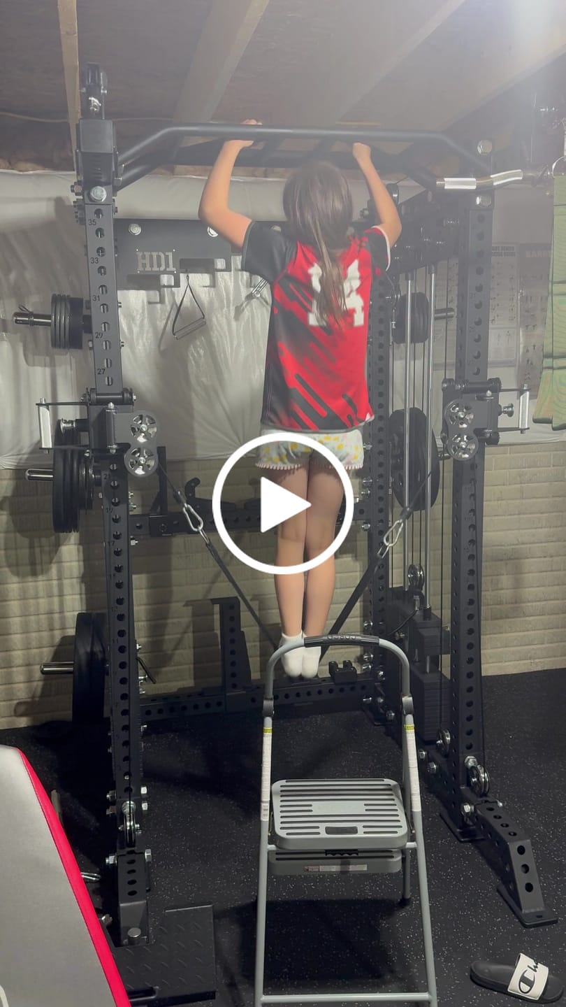 Customer video review of HD1 Squat Rack Functional Trainer