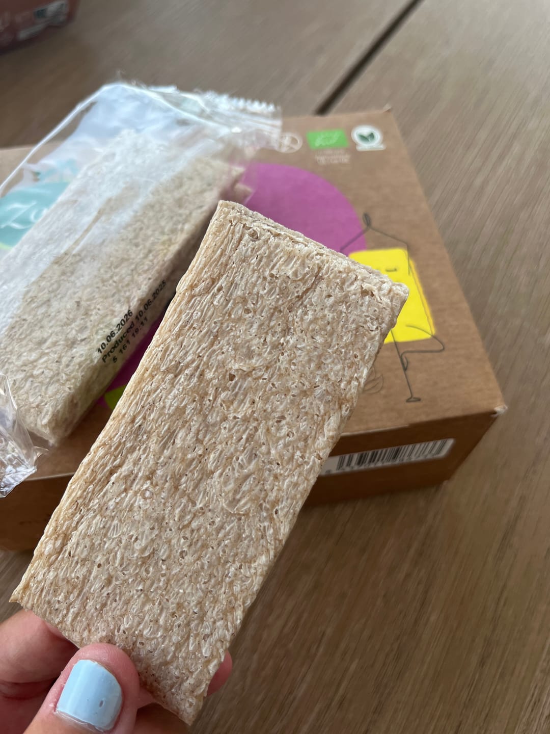 Customer photo review of Tostadas Sarraceno y Quinoa Bio 120g