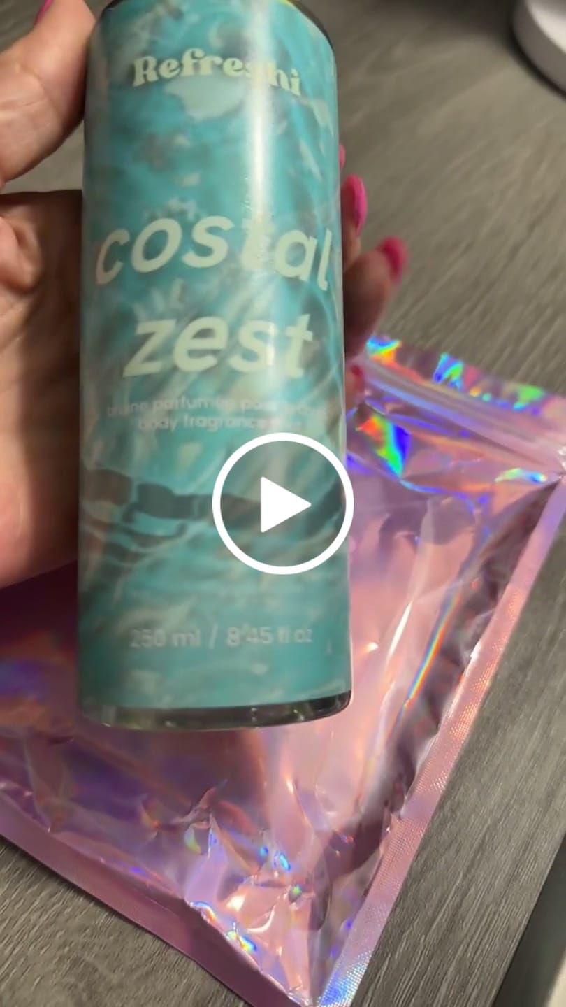 Customer video review of Costal Zest Body Spray