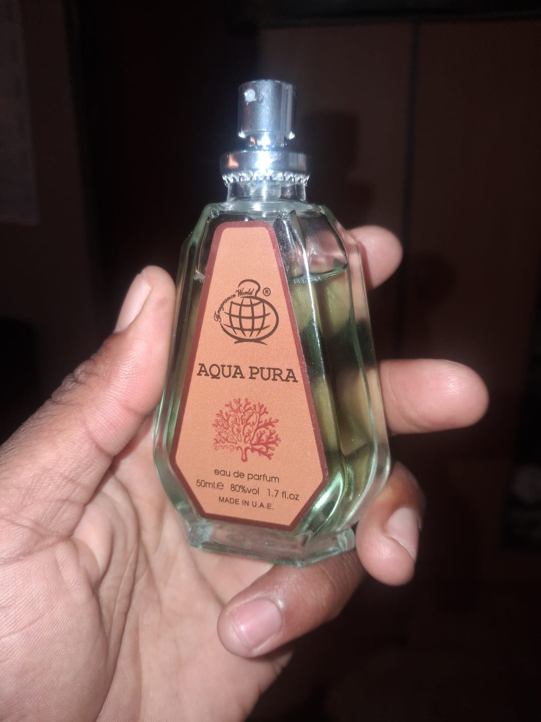 Customer photo review of Aqua Pura 50ml