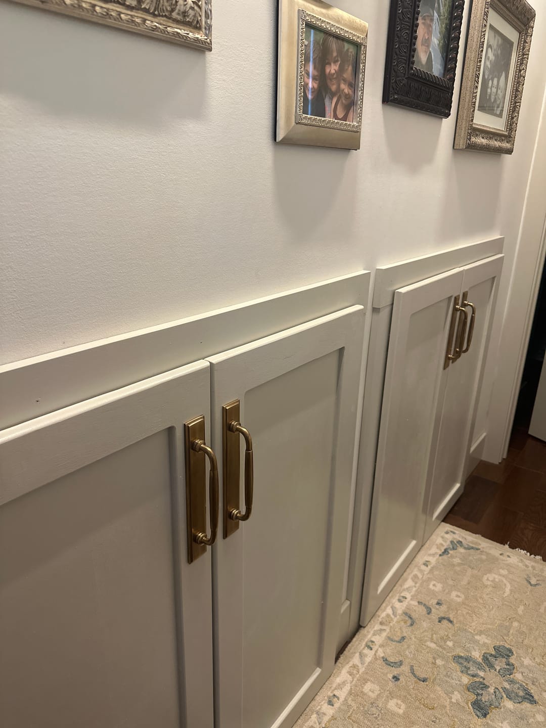 Customer photo review of Classic Cabinet Pulls with Backplate - Antique Brass