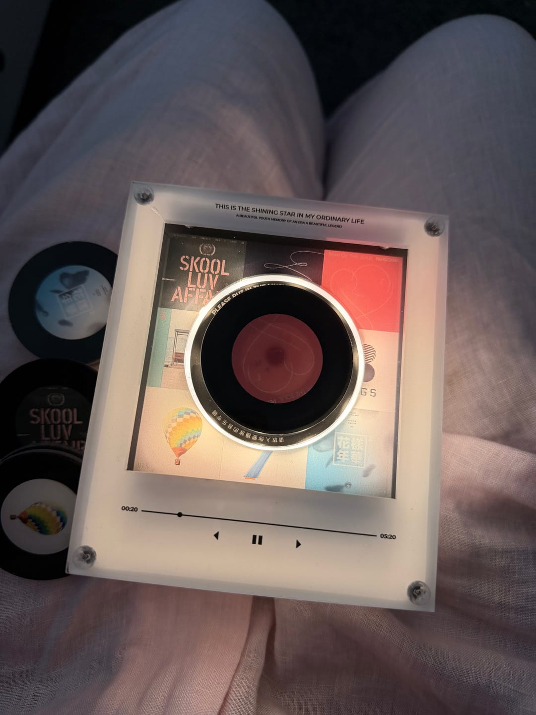 Customer photo review of Vinilo Bangtan