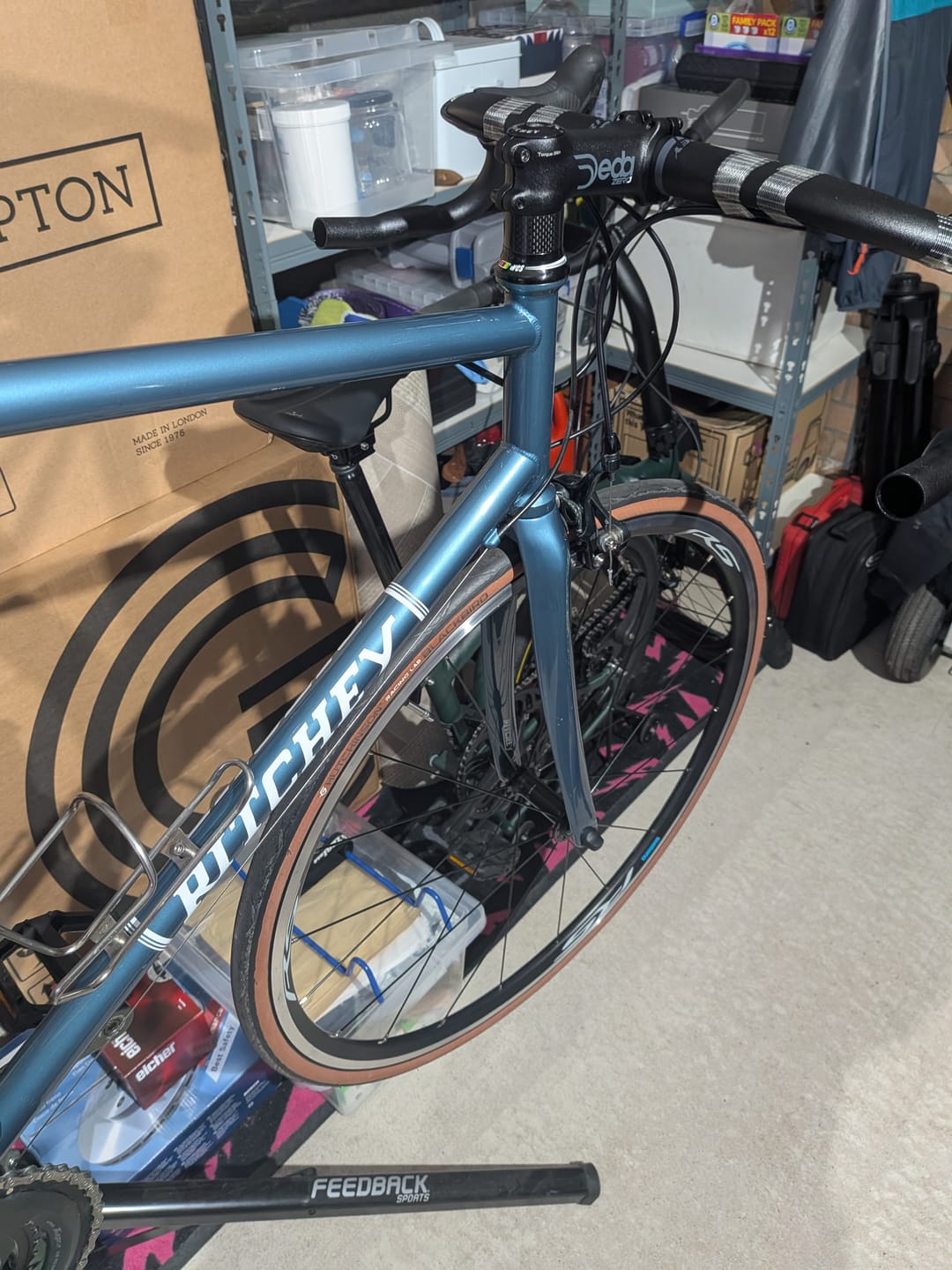 Customer photo review of Shimano RS100 700c Quick Release Road Wheelset