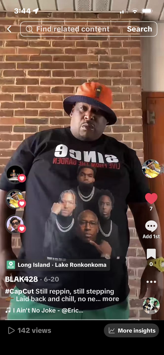 Customer photo review of Since NYK Vibe Tee