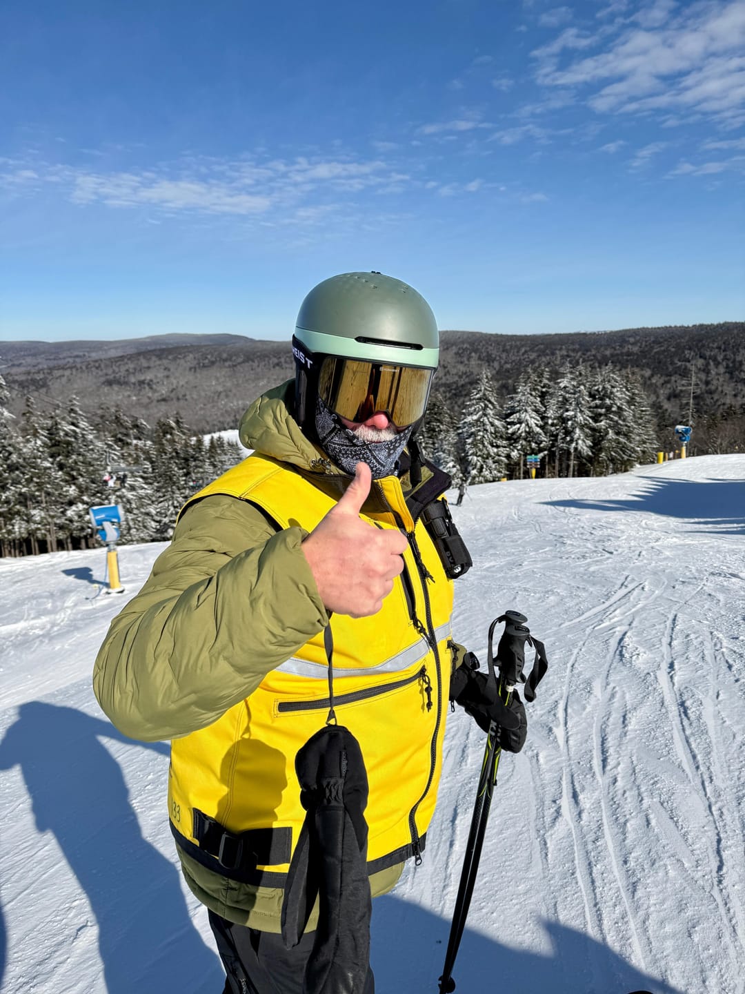 Customer photo review of Evergreen | Adventure Ski/Snowboard Goggle