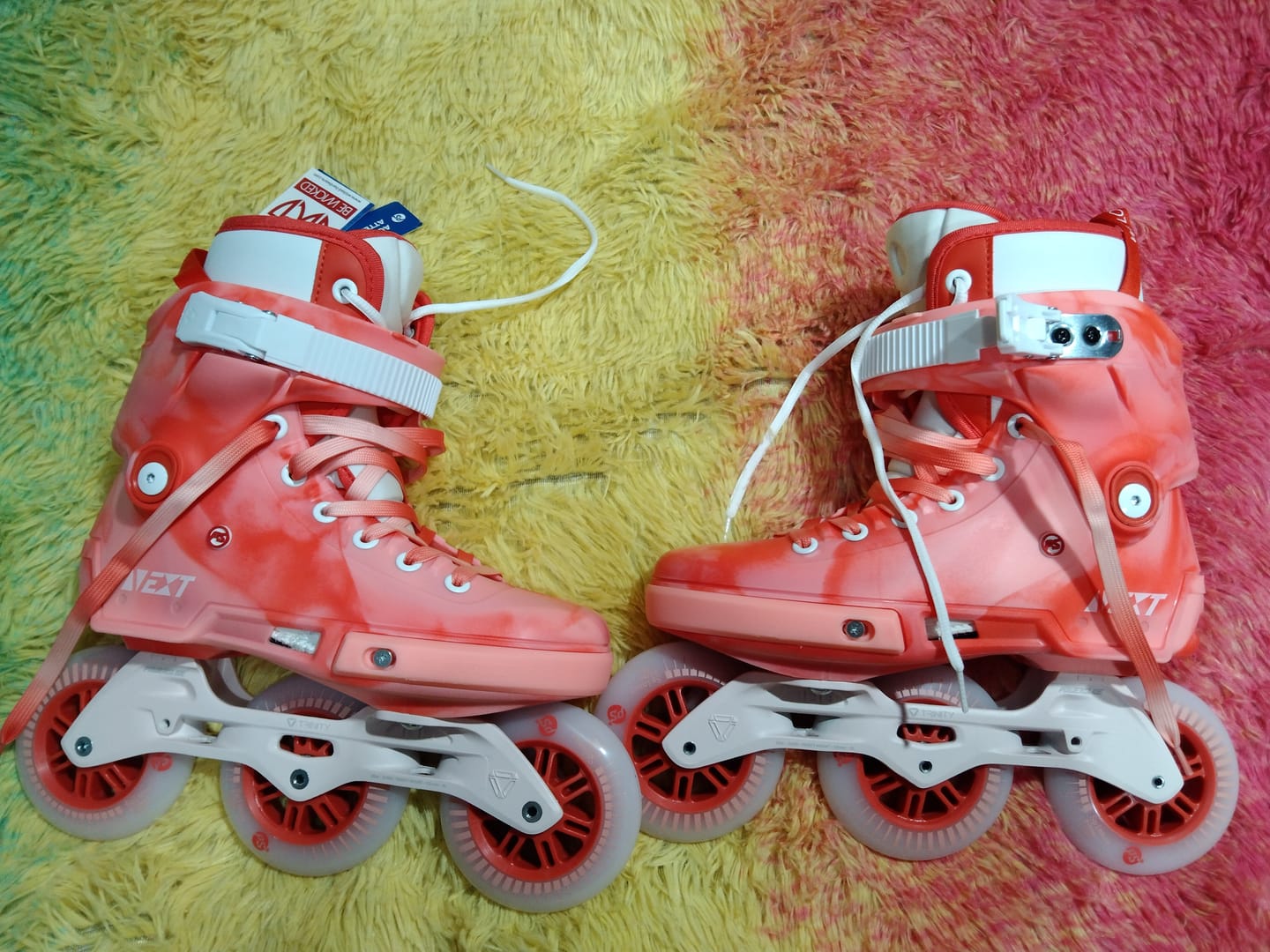 Customer photo review of Powerslide Next 100 Grapefruit Women Skates