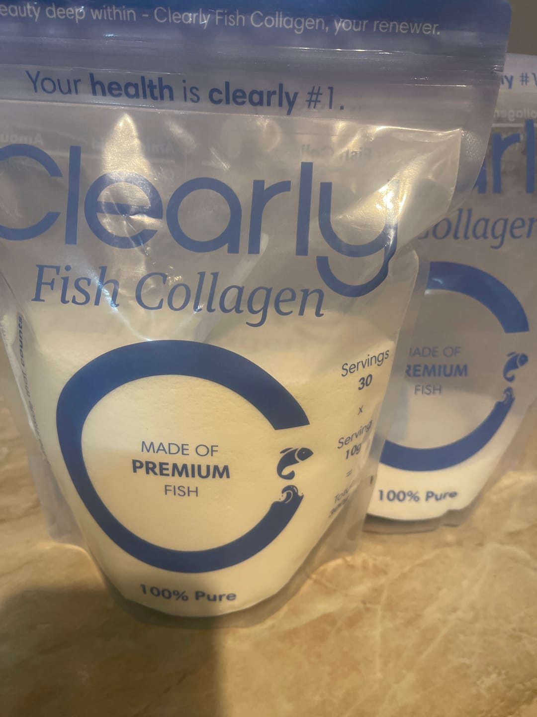 Customer photo review of Fish Collagen