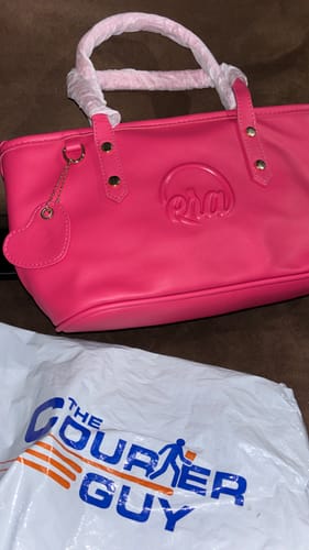 Customer photo review of Pink Mini Tote Bag